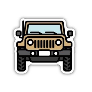 Stickers Northwest Jeep Front View Sticker